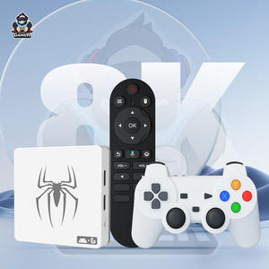 Zoku <span class=keywords><strong>G7</strong></span> Allwinner H313 Android 14 OS TV Box <span class=keywords><strong>GameBox</strong></span> Control Remoto por Voz Controlador Inalámbrico de 2.4Ghz Reproductor de Red Consola de Juegos - Product Image 4