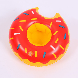 Portavasos inflable con forma de aguacate Sweet Water de 18 cm, anillo de PVC para bebidas, para piscina o resort - Product Image 2