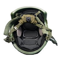 Sangle de mentonnière confortable en nylon à 4 points REVIXUN pour casques tactiques Fast/MICH/IBH, système de suspension X-Nape