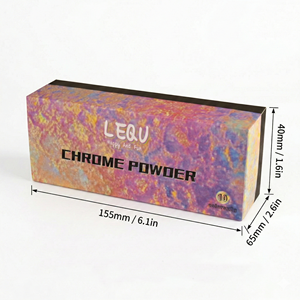 LEQU Happy And Fun Handmade Resin Craft Pigment Powder Set with <b>Blue</b> Purple Pink <b>Glitter</b> for DIY Jewelry and Decorations - Product Image 6