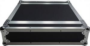 Boîtier audio en aluminium pour DJ, flight case 2U pour amplificateur, transport routier - Product Image 4