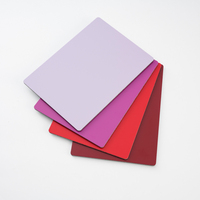 Feuille ACM personnalisée de 2 à 8 mm, couleur unie, pour revêtement mural de bâtiment