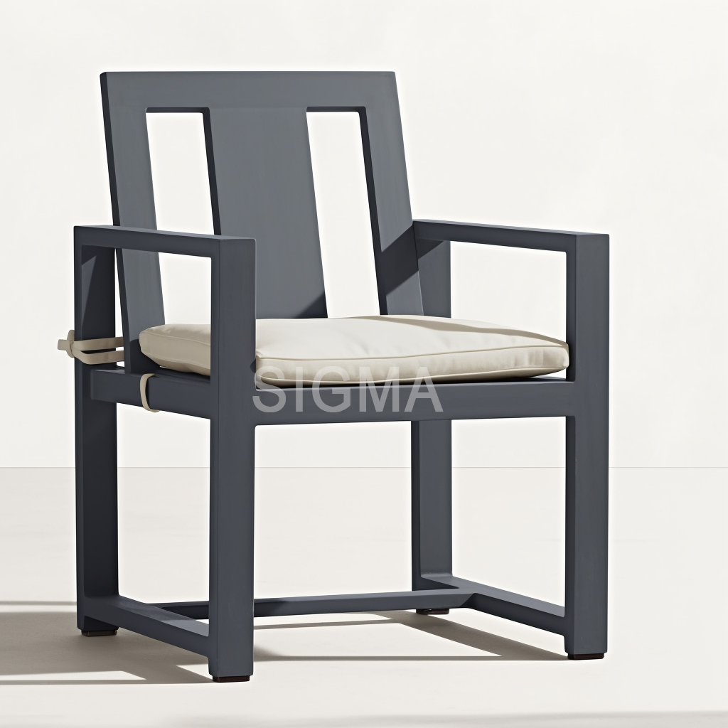 All Weather Garden Sets Hotel Patio Aluminum Armchair Aluminium  Dining  dining table set