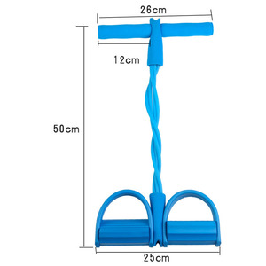 Cuerda de tensión para Fitness, Material TPE, banda de resistencia para entrenamiento muscular, correa de tracción elástica para ejercicio de Yoga para sentarse, tiras de Pedal - Product Image 2