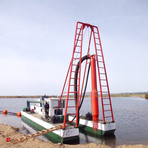 Drague à sable portable <span class=keywords><strong>de</strong></span> 22 tonnes à aspiration par jet, bateau aspirateur <span class=keywords><strong>de</strong></span> sable diesel, machine d'extraction <span class=keywords><strong>de</strong></span> sable <span class=keywords><strong>de</strong></span> rivière <span class=keywords><strong>de</strong></span> 18 m pour la production à petite échelle - Product Image 5
