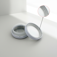 Boîte en fer blanc ronde personnalisable (couleur et logo) avec sécurité enfant, fabriquée à partir de matériaux recyclés