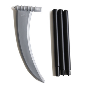 Suministros de Halloween, espada de la muerte de plástico de cuatro secciones, accesorio de actuación, juguete para niños, modelo de <span class=keywords><strong>tridente</strong></span> del diablo - Product Image 5