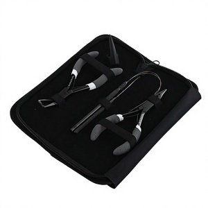Professional Hair Extension Tool Kit with Micro Bead Closer Remover Plier Dreadlock <b>Crochet</b> <b>Hook</b> for Braiding and Extension - Product Image 1