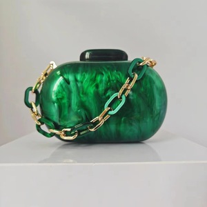 売れ筋レディースファッションメッセンジャーシングルイブニングショルダーハンドバッグクロスボディバッグアクリルバッグ女性用高級クラッチ財布 - Product Image 3