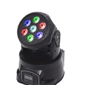 4 in1DMX512 Sound Ctrl <span class=keywords><strong>Led</strong></span> Full Color RGBW Tête mobile DJ Lumière de teinture pour théâtre, club, fête de mariage, <span class=keywords><strong>bar</strong></span> d'événements KTV - Product Image 1