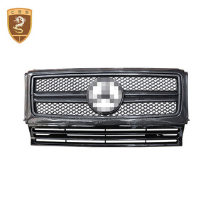Parrilla Delantera de Fibra de Carbono para Mercedes Benz Clase G G350 G500 G63 AMG W463 W464, Rejilla de Parachoques, Mejora Exterior - Product Image 5