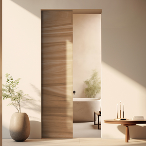 Porte de poche Porte de grange coulissante en bois à l'intérieur du mur - Product Image 3