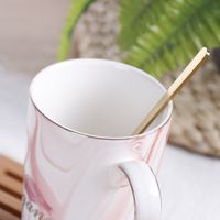 Coffret cadeau de tasses et mugs pour couple Mr & Mrs Flamingo, mug à café en céramique, motif marbré, vaisselle pour la maison, cadeau pour les amoureux, cadeau de mariage