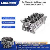 Culasse de moteur Linkteco pour GM Chevrolet Sail Aveo Lova N300 N300P N200 LMU B12 B10 1.2L 9048771 24542621 24542619 9002810