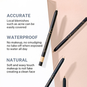 <span class=keywords><strong>DEROL</strong></span>-corrector de maquillaje corrector de labios, Lápiz corrector facial corrector de manchas, marcas de acné, cobertura de ojeras, círculos, poros, 4 colores - Product Image 5