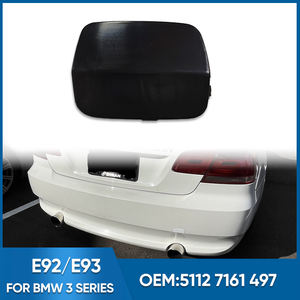ブラックプラスチック製リアバンパートウフックアイカバー51127161497 <span class=keywords><strong>BMW</strong></span> 3シリーズ<span class=keywords><strong>E92</strong></span> E93用 - Product Image 6