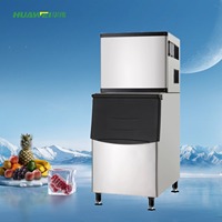 Máquina de Hielo Comercial, Máquina de Hielo Industrial para Negocios, Adecuada para Bebidas de Hotel, Bares, Cafeterías