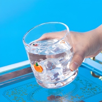 Gobelet en verre personnalisé sans plomb, sans BPA, style Halloween, avec motif de dessin animé pour enfants, réutilisable pour l'eau et les boissons