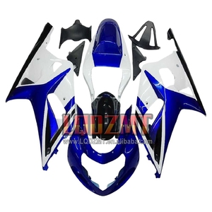Cuerpo de inyección para SUZUKI, pieza de carenado azul brillante GSXR 600 <span class=keywords><strong>750</strong></span> K1 GSXR600 01 02 03 135No.6 GSXR750 <span class=keywords><strong>2001</strong></span> 2002 2003 - Product Image 1