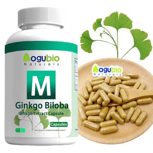 Ginkgo Biloba En Ginseng Extractsupplementen 120Mg Hersenfunctie Ginkgo Biloba Capsules