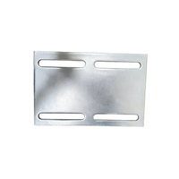 Plaque en acier doux zingué pour soudage et découpe, traitement sur mesure pour connexion inférieure de maison conteneur préfabriquée