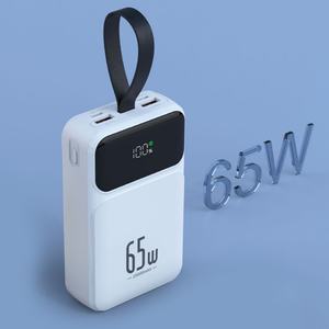 Chargeur rapide universel extérieur USB 65W grande capacité 20000mAh avec affichage, logo personnalisable, pour ordinateurs portables et banques d'alimentation - Product Image 3