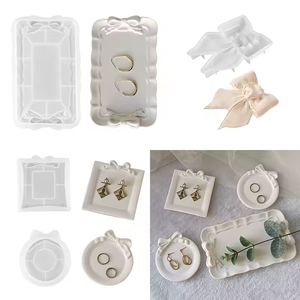 Multi-design Jewelry Tray <strong>Resin</strong> Mold Silicone Plate Dish <strong>Epoxy</strong> <strong>Resin</strong> Mold Irregular Fruit Tray Silicone <strong>Epoxy</strong> Casting <strong>Mould</strong> - Product Image 6