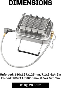 Fire-Maple Sunflower Draagbare Verwarming Buiten <span class=keywords><strong>Gas</strong></span> Kachel 2-<span class=keywords><strong>in</strong></span>-1 Campingkachel - Product Image 5