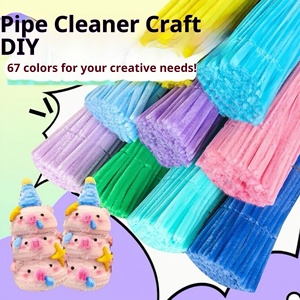 Tira de Lana Encriptada de 7mm, Estilo Macaron, Hecha a Mano, de Fibra Densa, para Manualidades Infantiles (4-6 Años), Material para Ramos de Flores DIY - Product Image 3