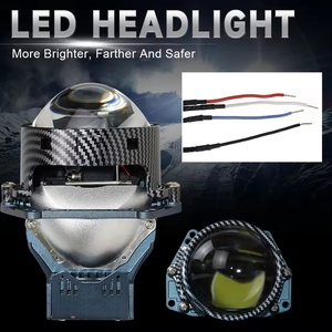 Faro Delantero de Alta Calidad con Lente Bi-Proyector de 3 Pulgadas y 70W, Luz Alta y Baja LED H4, Láser Bi-LED de 3 Pulgadas, Faro para Motocicleta H7 - Product Image 6