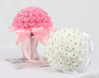 Groothandel Professionele Kunstmatige Bruiloft Boeket Bruids Met Bloemen Decoraties