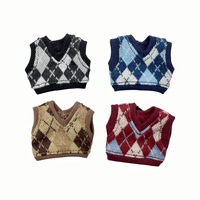 Veste pull sans manches en tricot style britannique pour poupée OB11 Fantasy Series Molly, échelle 1/12, pour les plus de 14 ans