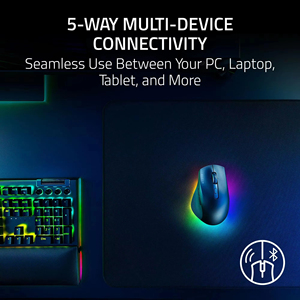 Razer Pro Click V2 Tri-Mode Wireless <b>Mouse</b> Ergonomic Lightweight Silent Click <b>Computer</b> <b>Mouse</b> <b>For</b> Gaming Laptop Desktop - Product Image 5