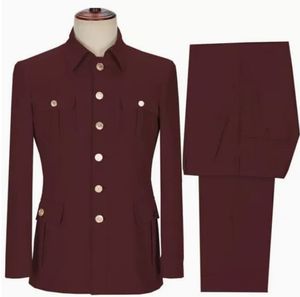 Nuevo Conjunto de Traje para <span class=keywords><strong>Hombre</strong></span> de 2 Piezas, Traje Ajustado, Traje de Fiesta de Boda, Conjunto de Traje de Negocios para <span class=keywords><strong>Hombre</strong></span> - Product Image 6