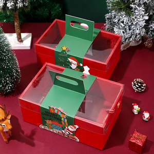 Nuova Scatola da Imballaggio Natalizia 2025 - Confezione Regalo per Frutta Sicura - Caramelle - Ingrosso Fabbrica - Product Image 1