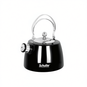 Hervidor de agua Schulte-U Flute Kettle Louis de acero inoxidable negro para usar en la estufa - Product Image 2