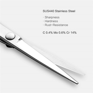 Tijeras de Peluquería Gaxon para Zurdos, Acero Inoxidable 440C, Cabeza Recta, Uso Profesional para Corte de Cabello y Belleza - Product Image 4