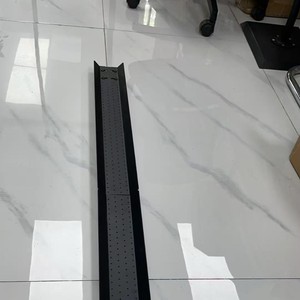 <b>Curtain</b> Tracks <b>Long</b> Black Plastic Easy Installation Minimalist Design - Product Image 1