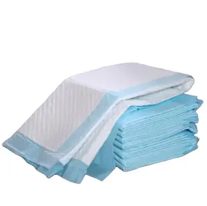60*60 Fashion High quality super absorbent drying surface disposable pet training dog potty pee pad pack of 100 for dog