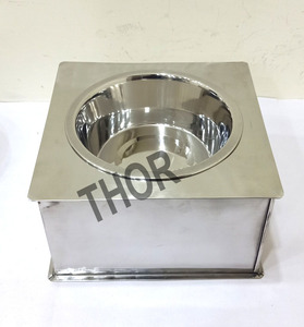 Dog Pet Feeding Stainless Steel Food Bowl Pet <b>Feeder</b> Dog & <b>Cat</b> Bowl Stainless Steel Food and Water Bowls for Large Dogs and <b>Cats</b> - Product Image 3