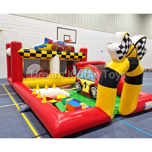Zona de Juegos Inflable de PVC Rosa para Niños, Área de Juegos Blanca, Parque Infantil al Aire Libre, Carrusel, Zona de Juegos Suave, <span class=keywords><strong>Casa</strong></span> de Brinco Interior <span class=keywords><strong>con</strong></span> <span class=keywords><strong>Piscina</strong></span> - Product Image 5