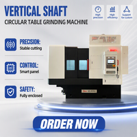 Meuleuse de surface verticale CNC de précision à table rotative pour le finissage des substrats de plaquettes de semi-conducteurs, de verre et de céramique