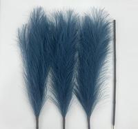 Herbe de la Pampa Artificielle Réaliste, Fausses Plumes de Roseau pour Bouquet de Mariage, Décoration Intérieure et Extérieure, Ornement de Jardin, Herbe Artificielle