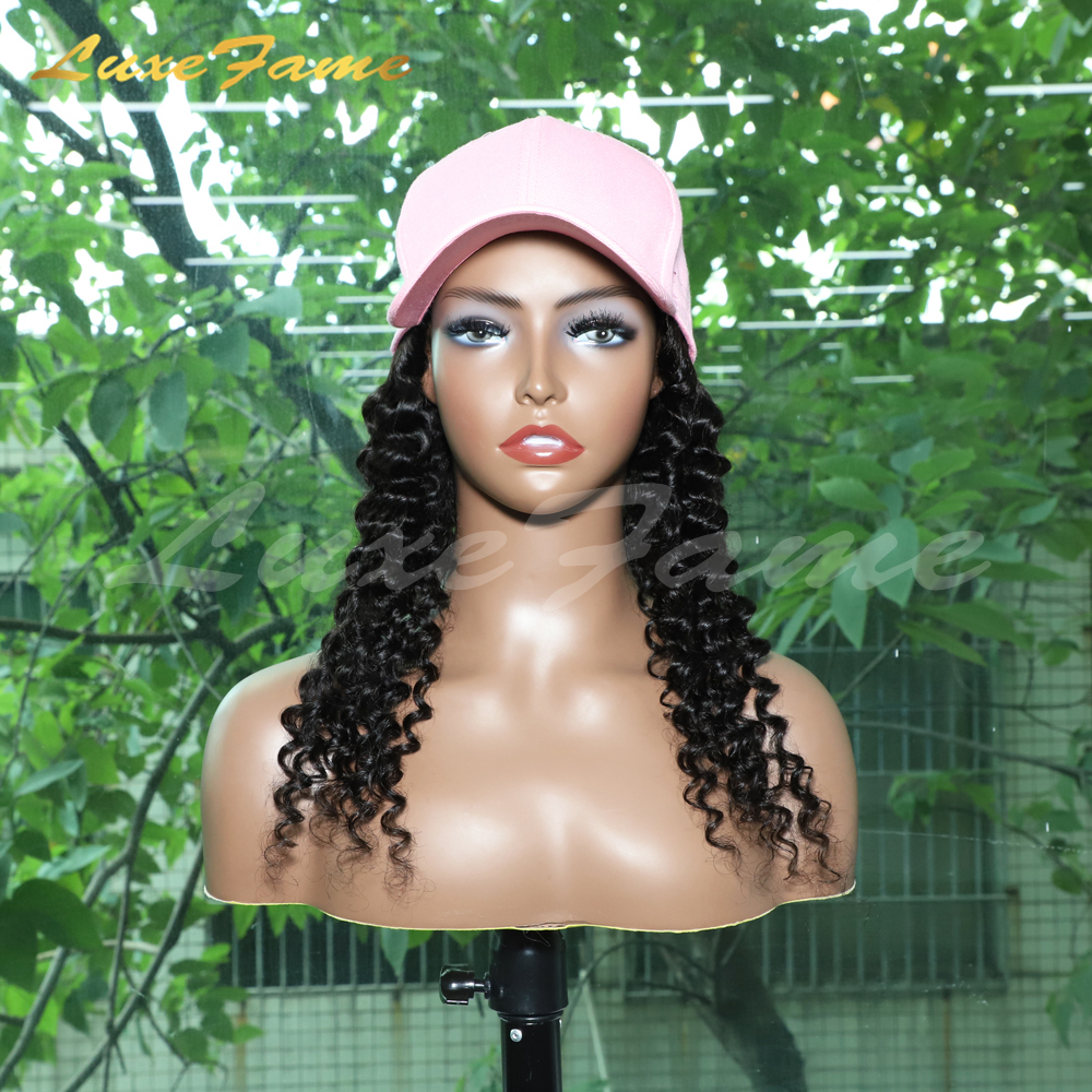 Peluca con Gorro Estilo Deep Wave