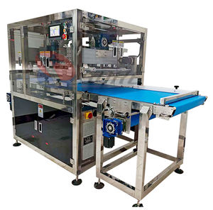 Trancheuse à biscuits ultrasonique industrielle avec bande transporteuse pour couper les tranches de biscuits - Product Image 1