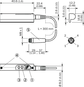 Capteur de Proximité Magnétique SICK MIS-025CLTP0 12-30VDC, Distance de Détection 0-3mm, Température -20~70°C, Industriel, En Stock - Product Image 5