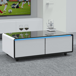 Enfriador de muebles inteligente y mesa fría, altavoces integrados y estaciones de carga inalámbrica - Product Image 2