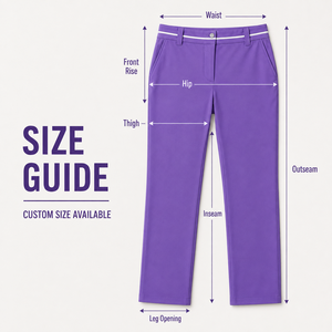 <span class=keywords><strong>Pantaloni</strong></span> da Golf Personalizzati da <span class=keywords><strong>Donna</strong></span> con Bottone Singolo, Asciugatura Rapida, Elasticizzati, con Rifinitura in Vita per Allenamento Quotidiano - Product Image 5