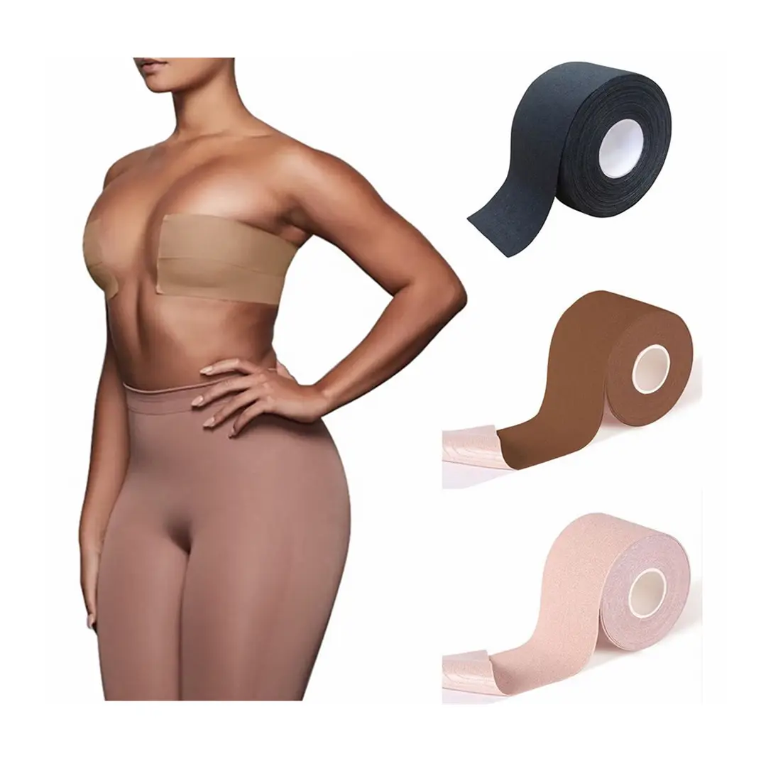 Summer Breathable Sexy Push Up Bra Strapless Invisible Seamless Tit Tape Invisible Breast Enhancer Boob Tape