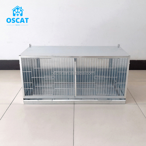 OSCAT galvanizli papağan kafes özelleştirilebilir güvercin kafes kuş kafesi metal örgü mat ve tepsi ile 10-15 kuş ağırlayacak - Product Image 4